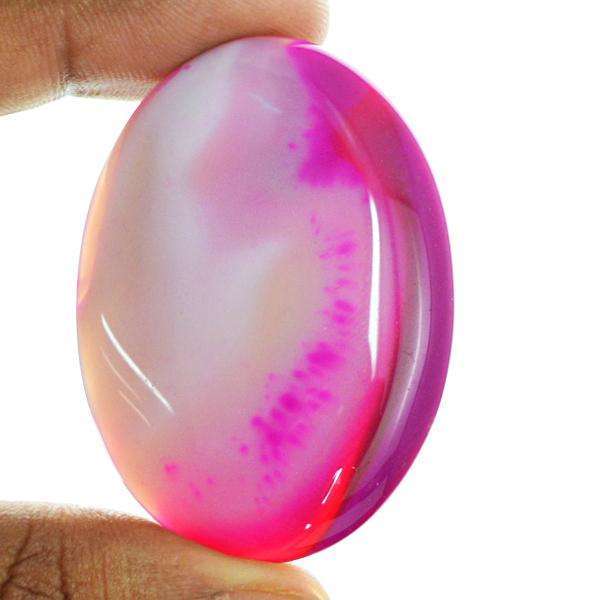 gemsmore:Amazing Natural Onyx Oval Shape Untreated Loose Gemstone