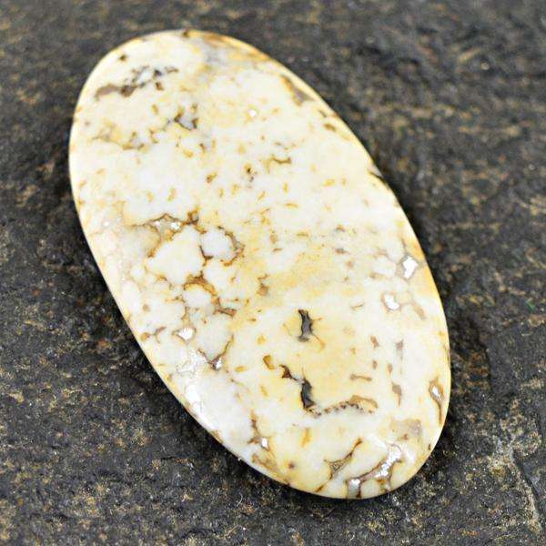 gemsmore:Amazing Natural Oval Shape Ocean Jasper Untreated Loose Gemstone