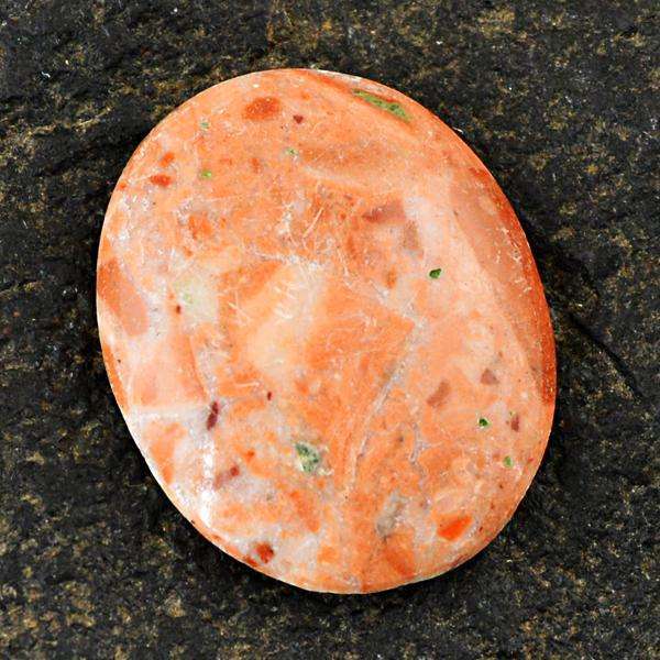 gemsmore:Amazing Natural Oval Shape Ocean Jasper Untreated Loose Gemstone