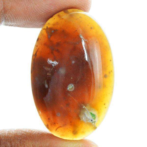 gemsmore:Amazing Natural Oval Shape Onyx Untreated Loose Gemstone