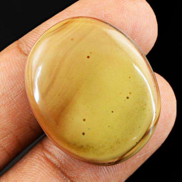 gemsmore:Amazing Natural Oval Shape Polygram Jasper Untreated Loose Gemstone