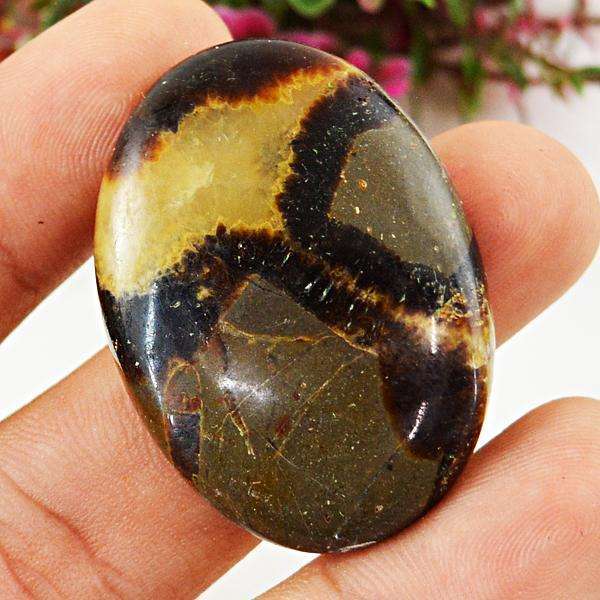 gemsmore:Amazing Natural Oval Shape Septarian Agate Loose Gemstone