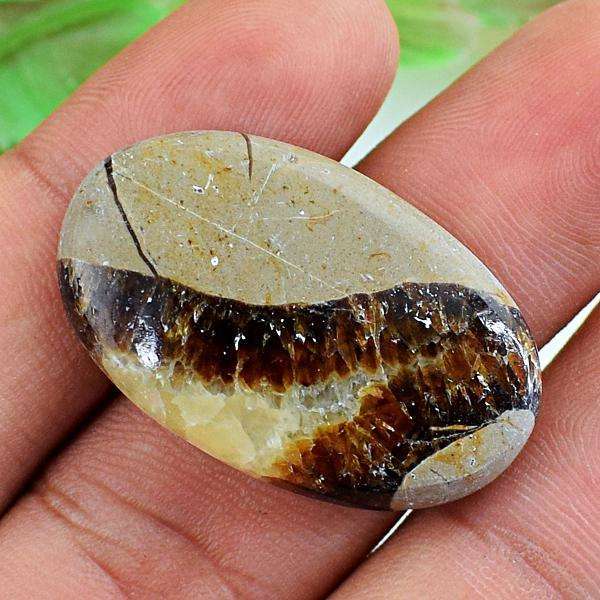 gemsmore:Amazing Natural Oval Shape Septarian Agate Loose Gemstone