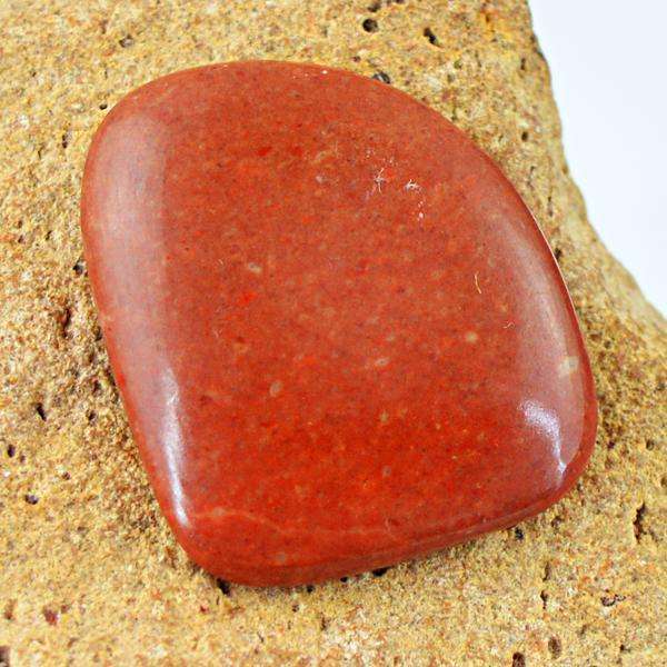 gemsmore:Amazing Natural Red Jasper Untreated Loose Gemstone