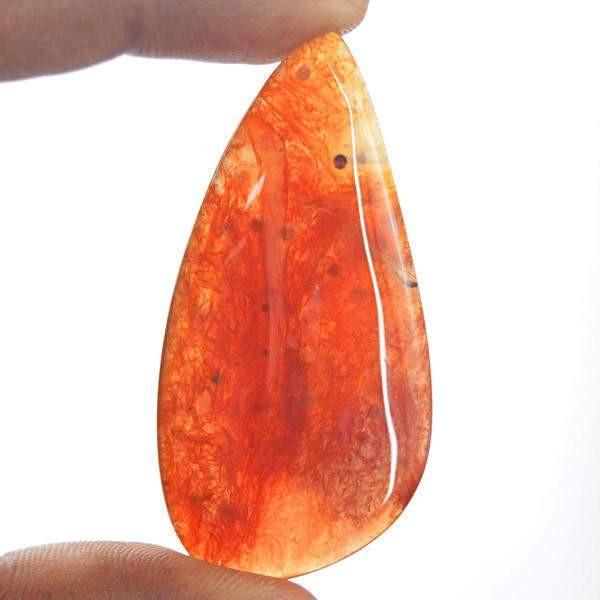 gemsmore:Amazing Natural Red Moss Agate Loose Gemstone