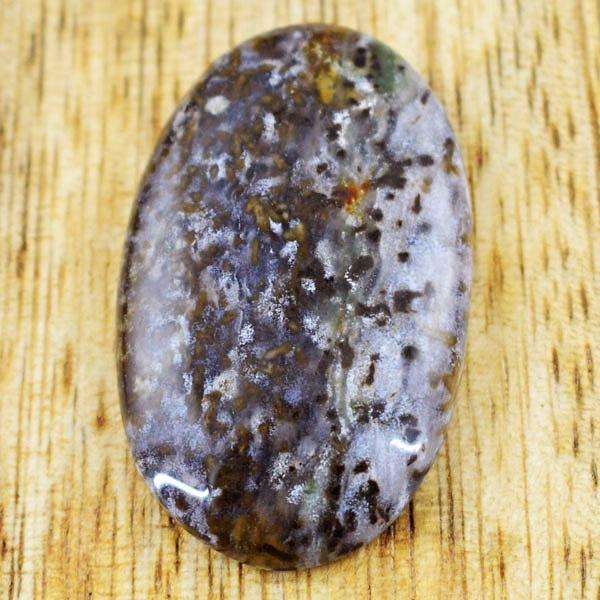 gemsmore:Amazing Oval Shape Ocean Jasper Untreated Loose Gemstone