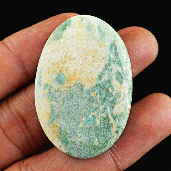 gemsmore:Amazing Oval Shape Ruby Zoisite Untreated Loose Gemstone