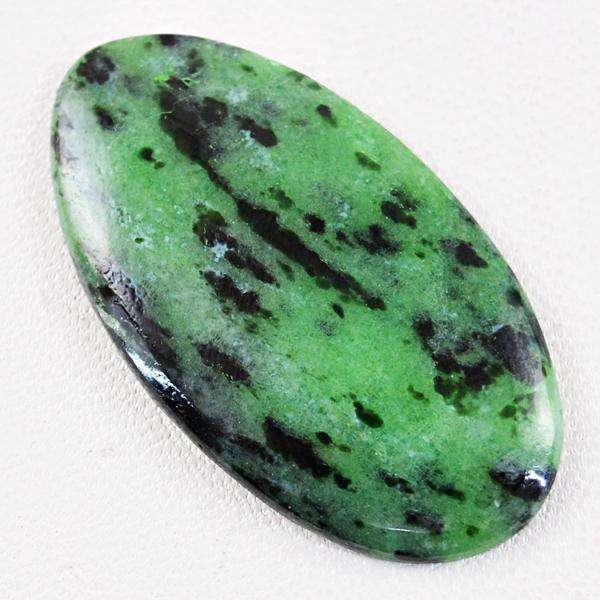gemsmore:Amazing Oval Shape Ruby Zoisite Untreated Loose Gemstone
