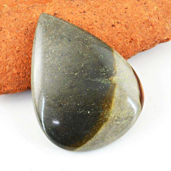 gemsmore:Amazing Pear Shape Polygram Jasper Loose Gemstone
