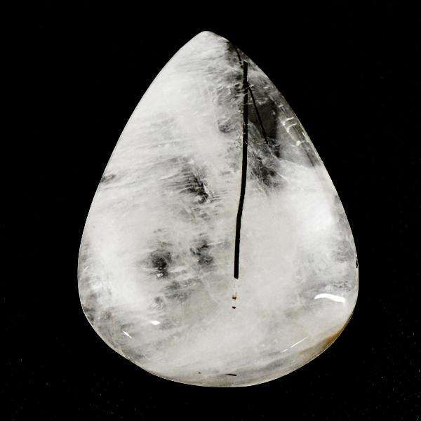 gemsmore:Amazing Pear Shape Rutile Quartz Loose Gemstone