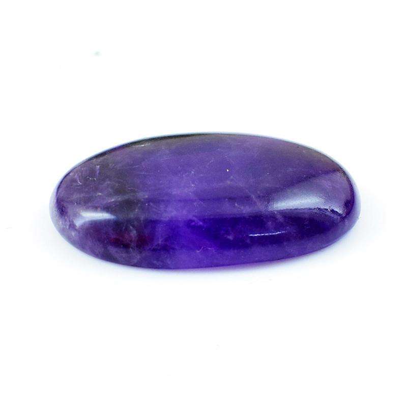 gemsmore:Amazing Purple Amethyst Oval Shape Loose Gemstone