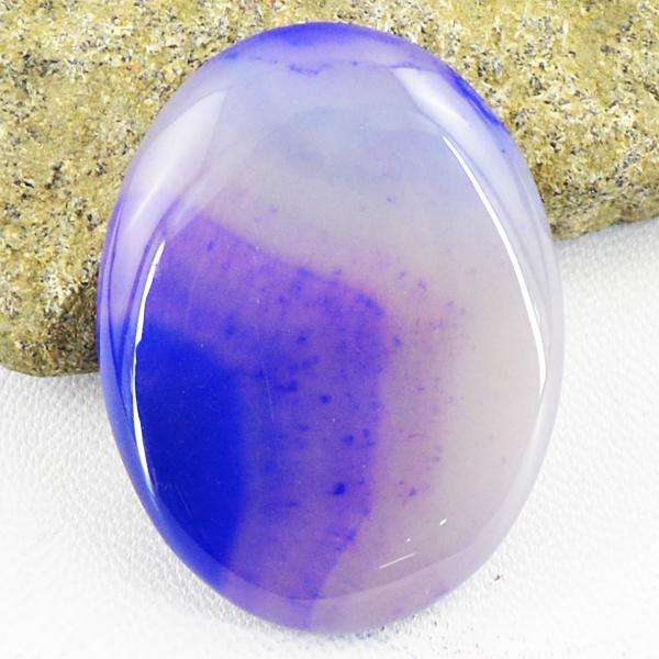 gemsmore:Amazing Purple Onyx Oval Shape Loose Gemstone