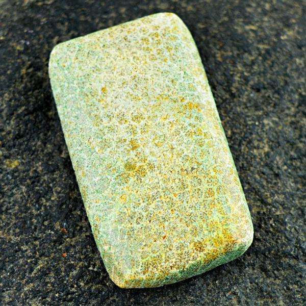 gemsmore:Amazing Rectangular Shape Coral Fossil Untreated Loose Gemstone