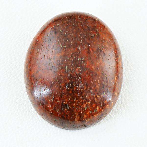 gemsmore:Amazing Red Aventurine Oval Shape Untreated Loose Gemstone