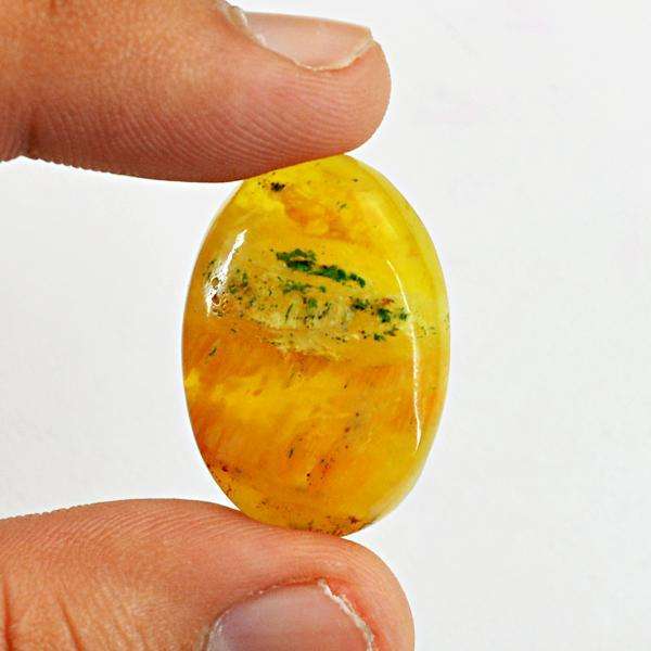 gemsmore:Amazing Yellow Aventurine Oval Shape Untreated Loose Gemstone