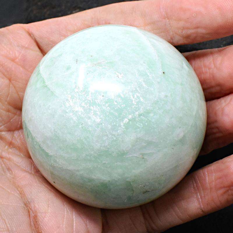 gemsmore:Amazonite Hand Carved Reiki Healing Sphere