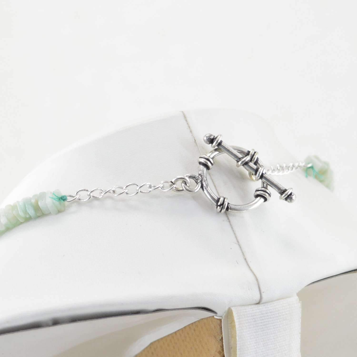 gemsmore:Amazonite Necklace Natural 2 Strand Genuine Beads - Best Quality