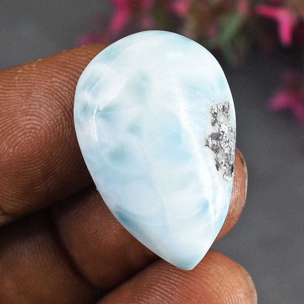 gemsmore:Artisian 24 Carats  Genuine Larimar Gemstone