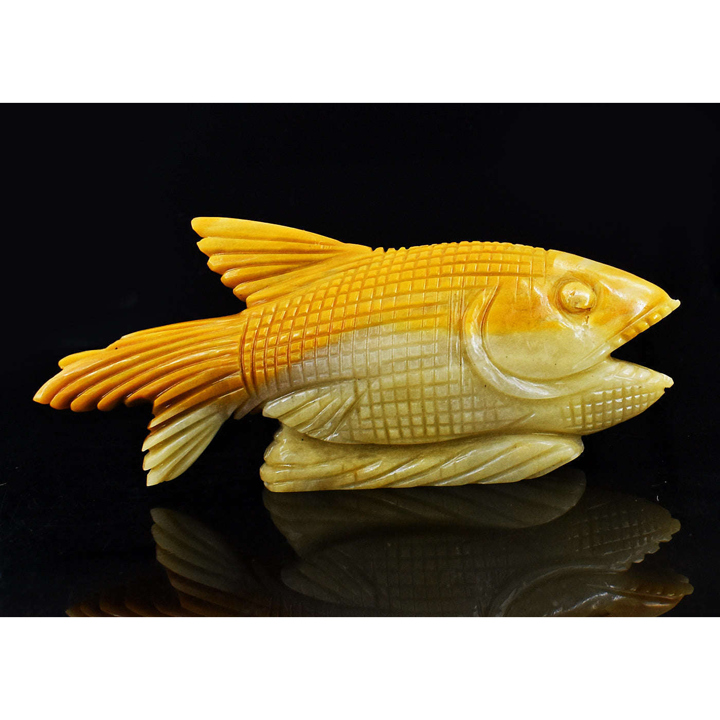 gemsmore:Artisian Mookaite Hand Carved Fish