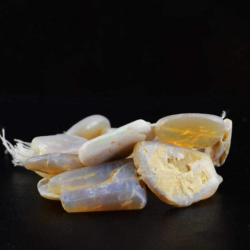 gemsmore:Australian Opal Beads Strand - Natural Drilled