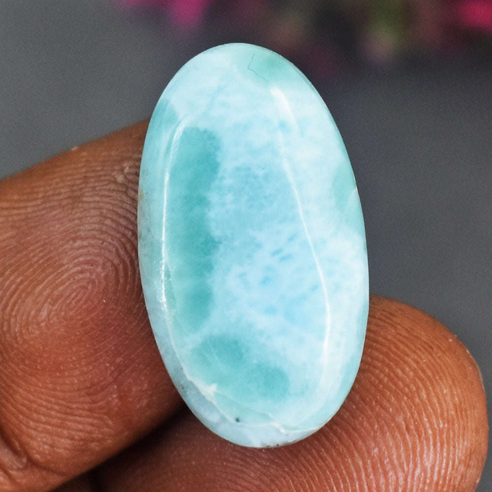 gemsmore:Awesome 11 Carats  Genuine Larimar Gemstone