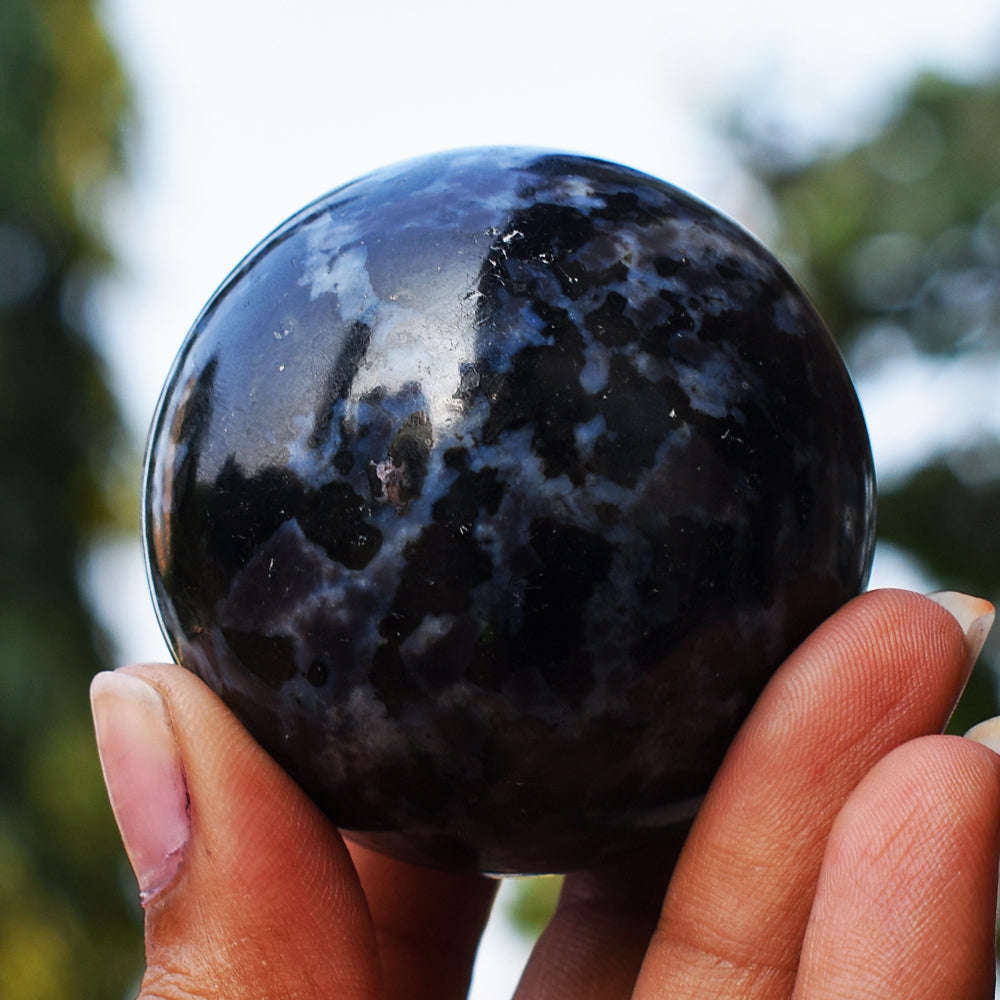 gemsmore:Beautiful Gabrella Jasper Hand Carved Healing Sphere