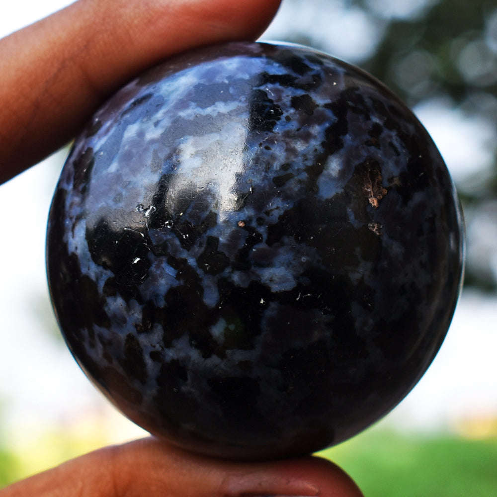 gemsmore:Beautiful Gabrella Jasper Hand Carved Healing Sphere