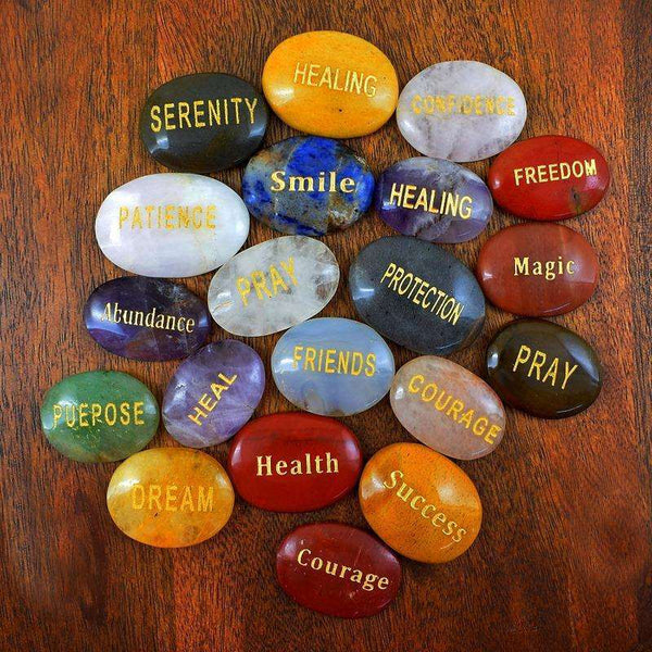 gemsmore:Custom Order - 20 pcs Healing Gems - Engraved