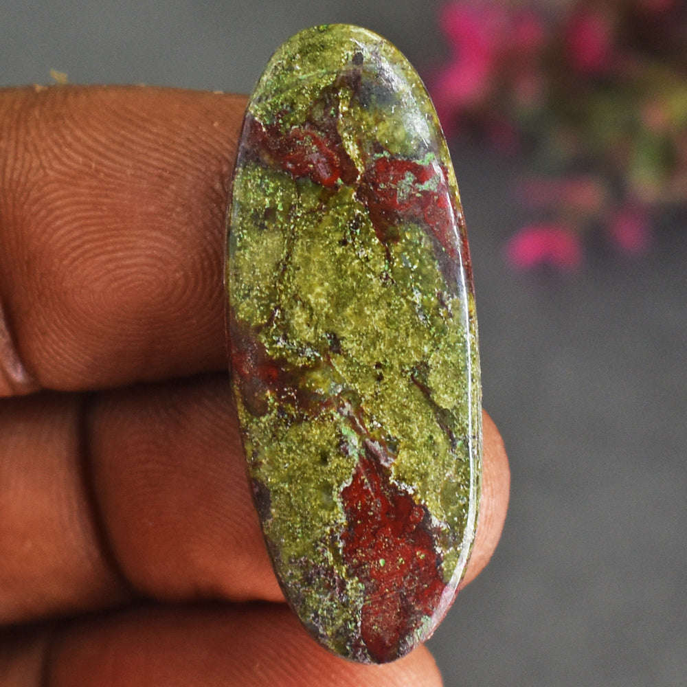 gemsmore:Exclusive 19 Cts  Genuine Dragon Blood Jasper Gemstone