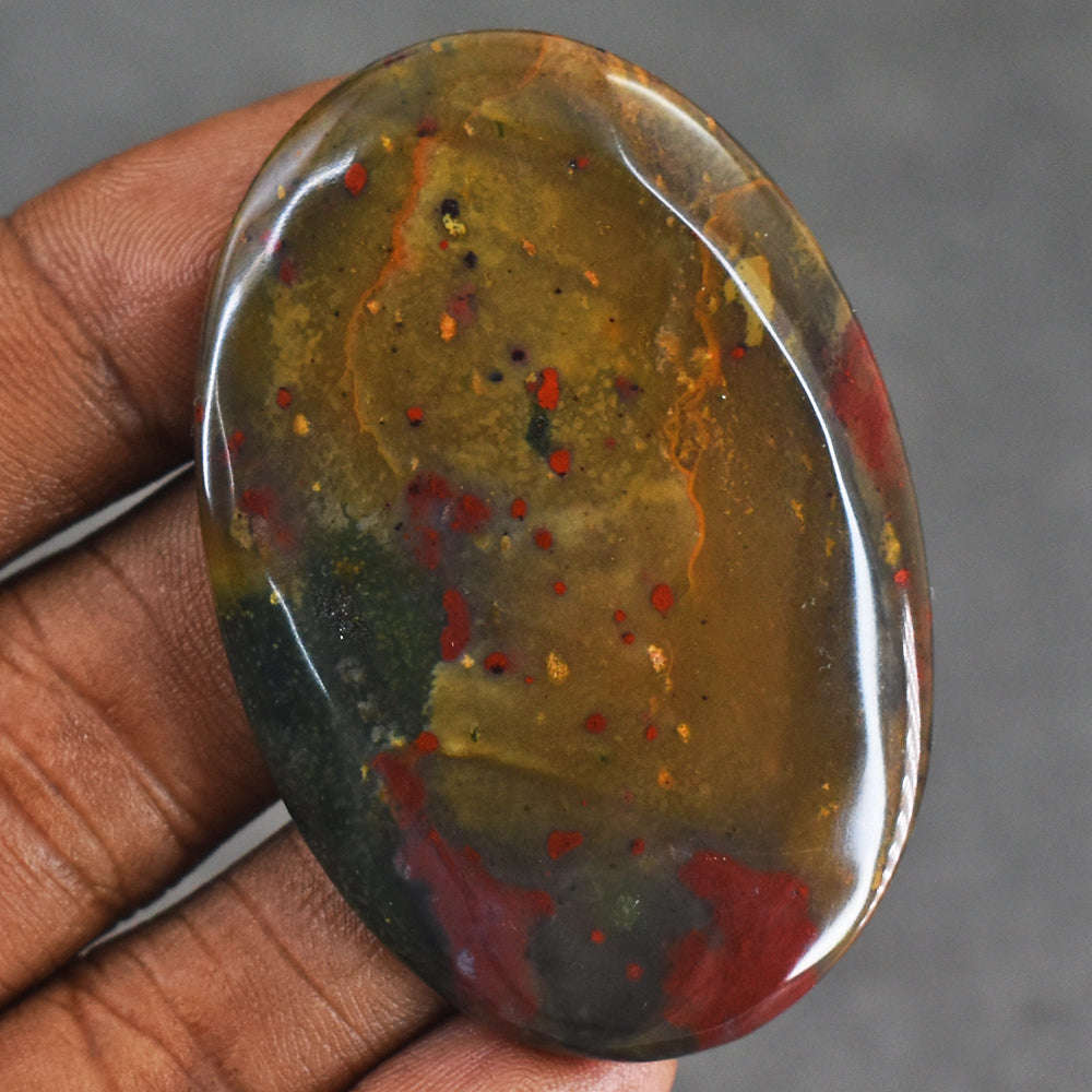 gemsmore:Exclusive 91 Cts  Genuine Bloodstone Gemstone