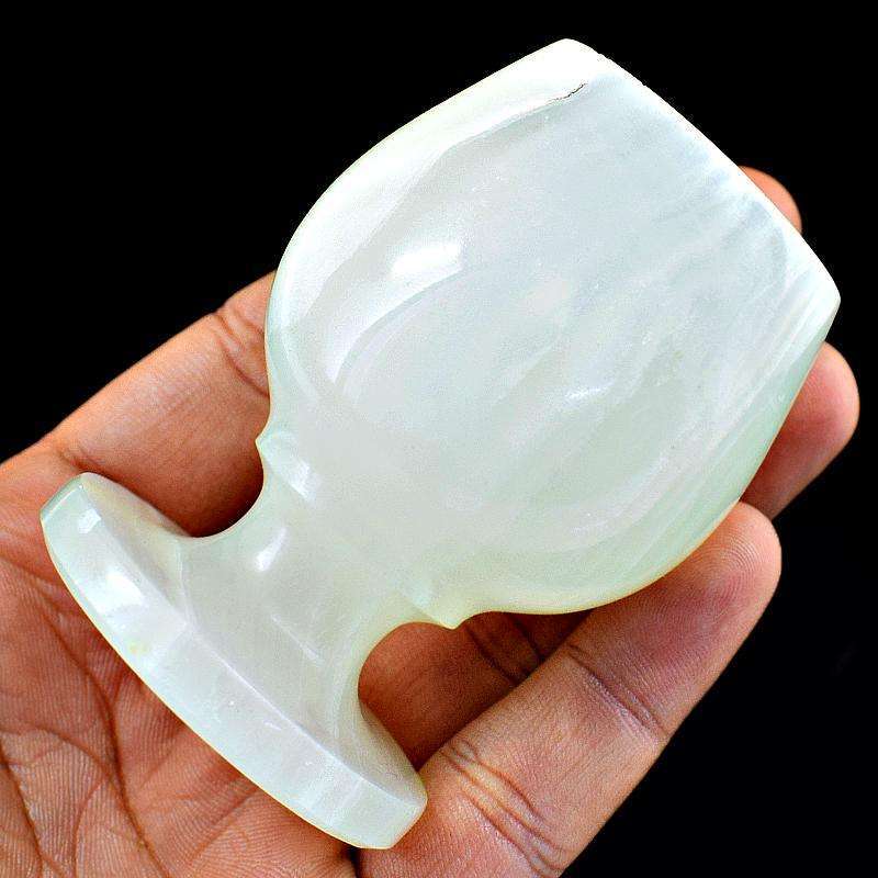 gemsmore:Exclusive Agate Hand Carved Wine Glass