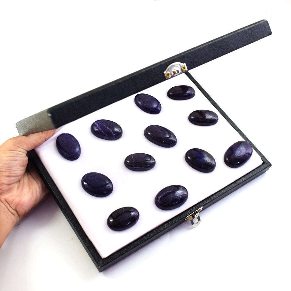 gemsmore:Exclusive Charoite Untreated Gemstone Cabochon Lot