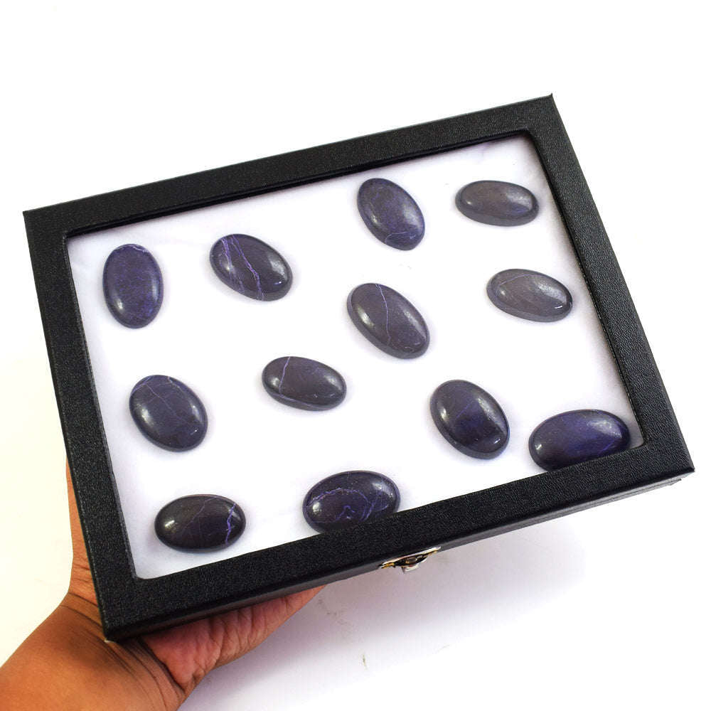 gemsmore:Exclusive Charoite Untreated Gemstone Cabochon Lot