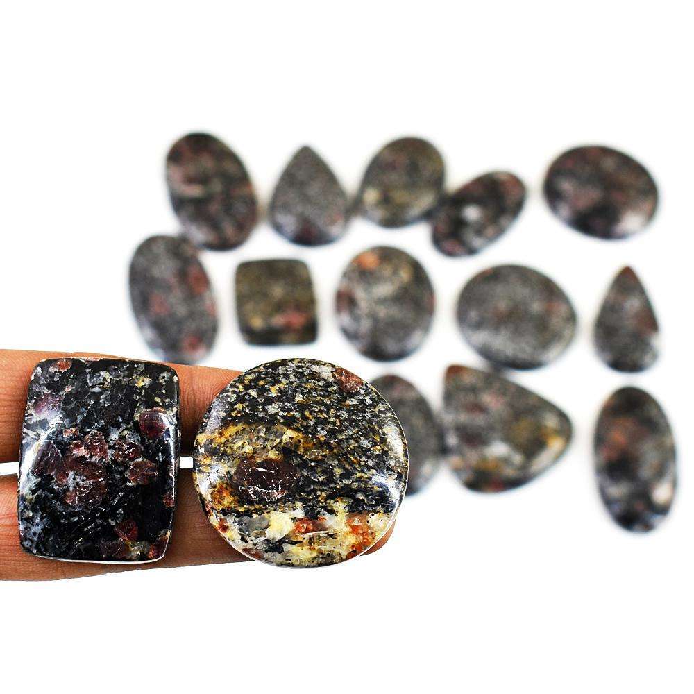 gemsmore:Exclusive Eudialyte Untreated Gemstone Cabochon Lot