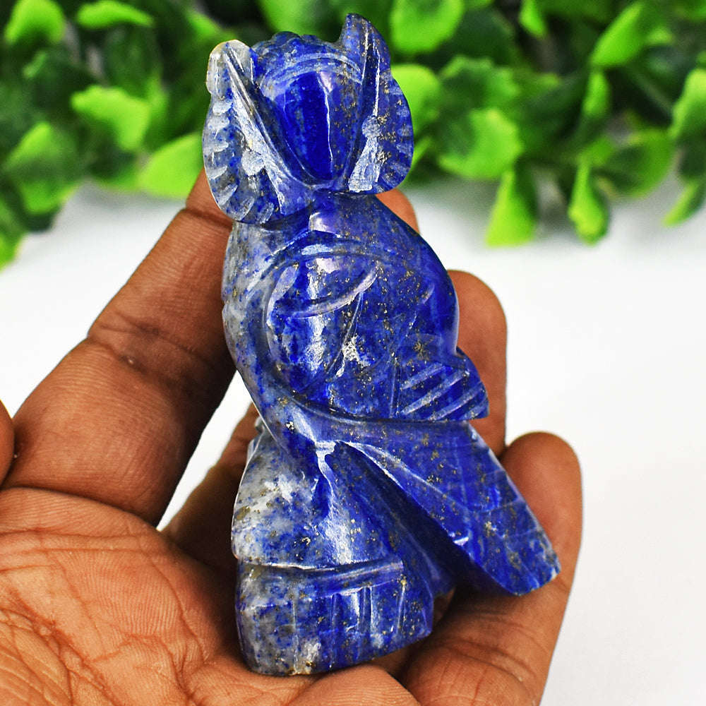 gemsmore:Exclusive Lapis Lazuli Hand Carved Bird