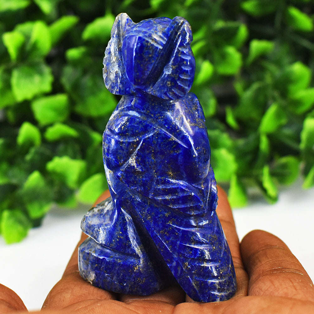 gemsmore:Exclusive Lapis Lazuli Hand Carved Bird