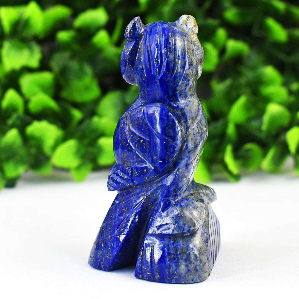 gemsmore:Exclusive Lapis Lazuli Hand Carved Bird