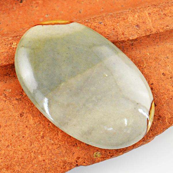 gemsmore:Amazing Natural Oval Shape Polygram Jasper Untreated Loose Gemstone