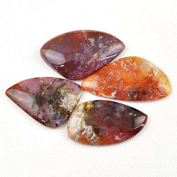 gemsmore:Amazing Red Moss Agate Untreated Loose Gemstone Lot