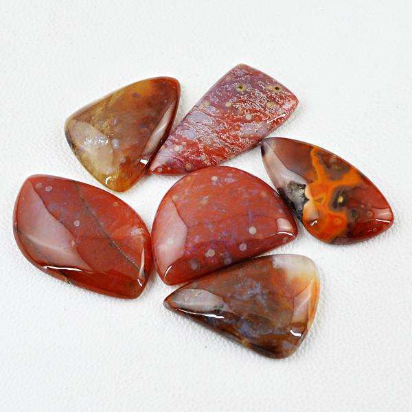 gemsmore:Natural Red Moss Agate Untreated Loose Gemstone Lot