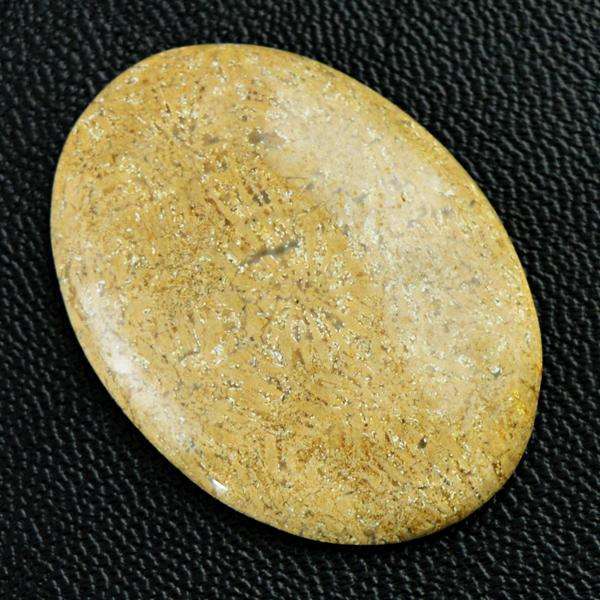 gemsmore:Genuine Amazing Coral Fossil Oval Shape Untreated  Loose Gemstone
