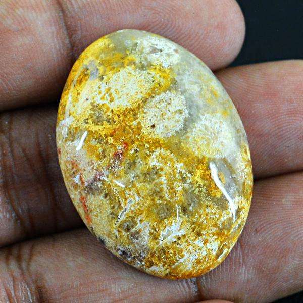 gemsmore:Genuine Amazing Coral Fossil Oval Shape Untreated Loose Gemstone
