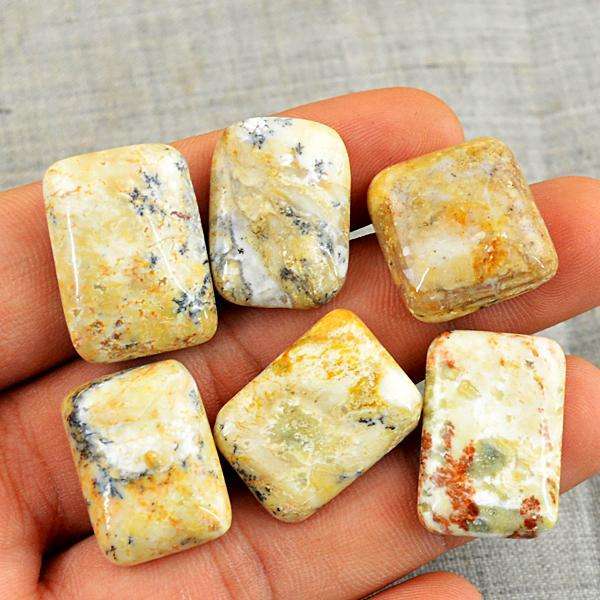 gemsmore:Genuine Amazing Dendrite Opal Untreated Loose Gemstone Lot