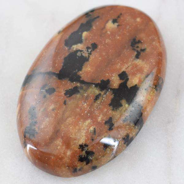 gemsmore:Genuine Amazing Desert Jasper Oval Shape Untreated Loose Gemstone