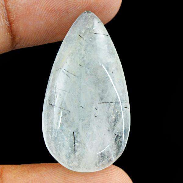gemsmore:Genuine Amazing Pear Shape Rutile Quartz Loose Gemstone