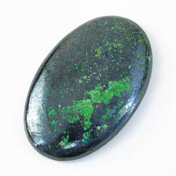 gemsmore:Genuine Azurite Oval Shape Untreated Loose Gemstone
