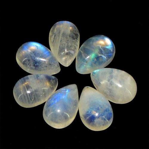gemsmore:Genuine Blue Color Change Moonstone Gemstone Lot