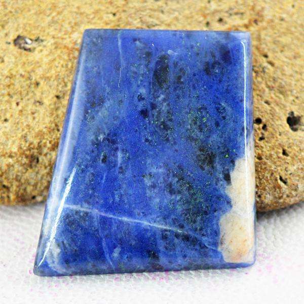 gemsmore:Genuine Blue Sodalite Untreated Loose Gemstone