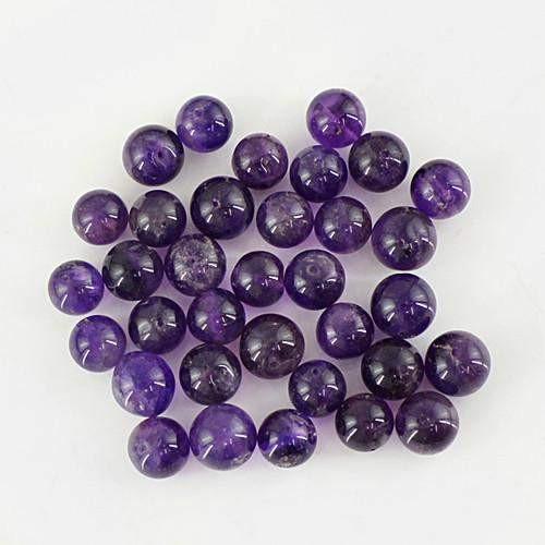 gemsmore:Genuine Bolivian Amethyst Drilled Beads Lot