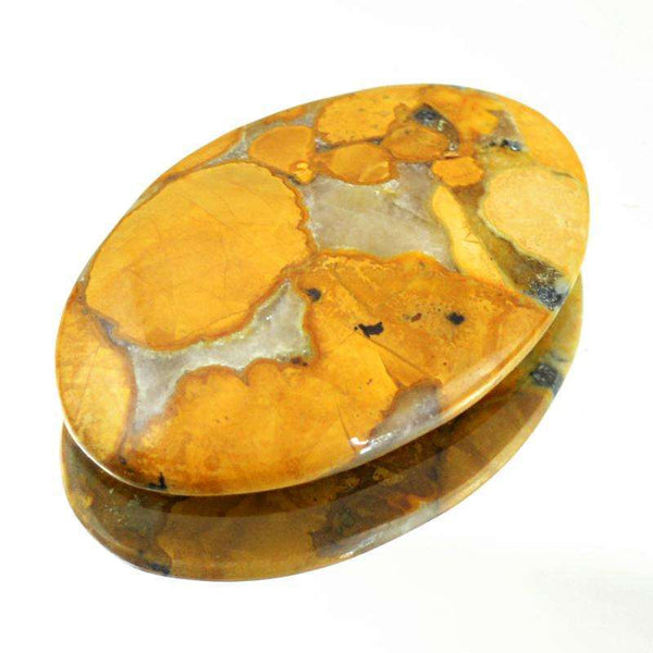 gemsmore:Genuine Cobra Jasper Oval Shape Untreated Loose Gemstone